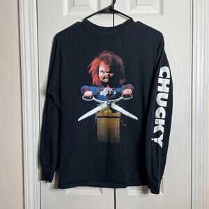 Chucky Childs Play Graphic Long Sleeve Black Size Small
